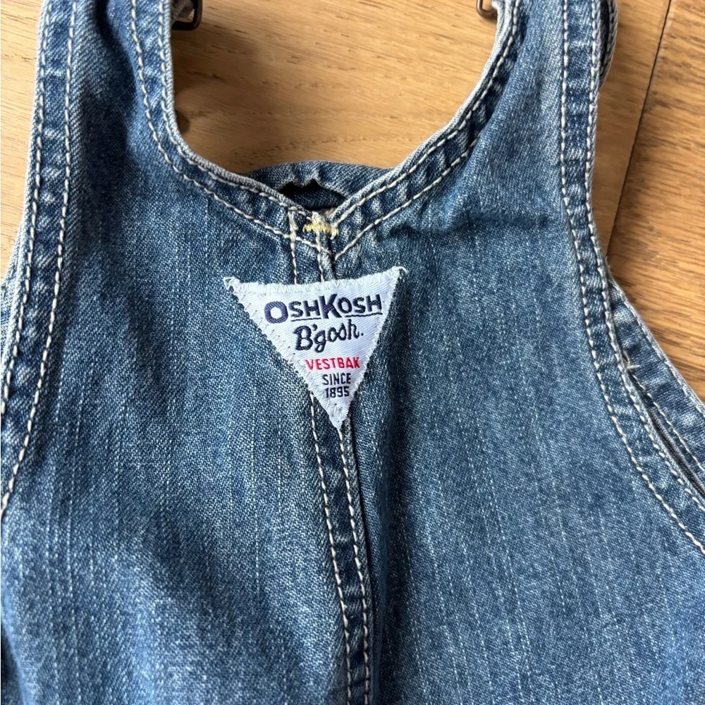 OshKosh B’gosh vestback denim overalls 24mo